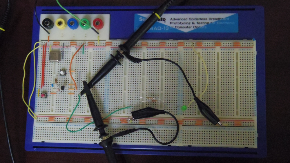 Z80 Peripherael corcuit on bread board.