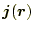 $ \boldsymbol{j}(\boldsymbol{r})$