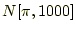 $\displaystyle N[\pi,1000]$