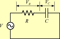 \includegraphics[keepaspectratio, scale=1.0]{figure/CR_fresponce/CR_circuit.eps}