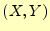 $ (X,Y)$