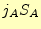 $\displaystyle j_A S_A$