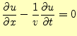$\displaystyle \if 11 \frac{\partial u}{\partial x} \else \frac{\partial^{1} u}{...
...\frac{\partial u}{\partial t} \else \frac{\partial^{1} u}{\partial t^{1}}\fi =0$