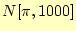 $\displaystyle N[\pi,1000]$