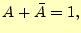 $\displaystyle A \cdot \bar{A}= 0$