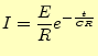 $ I(0)=E/R$