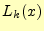 $\displaystyle L_k(x)$