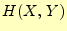 $ H(X,\,Y)$