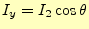 $\displaystyle I_y=I_2\cos\theta$