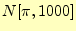 $\displaystyle N[\pi,1000]$