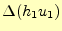 $ \Delta(h_1u_1)$