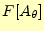 $\displaystyle F[A_\theta]$