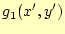 $\displaystyle g_1(x',y')$