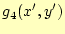 $\displaystyle g_4(x',y')$