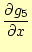 $\displaystyle \frac{\partial g_5}{\partial x}$