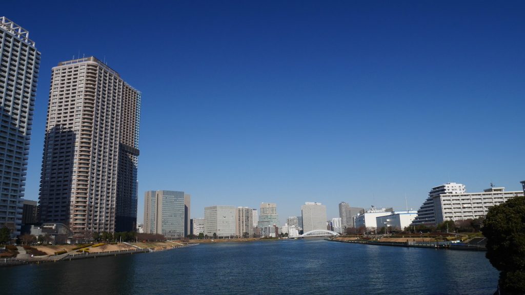 相生橋の上から