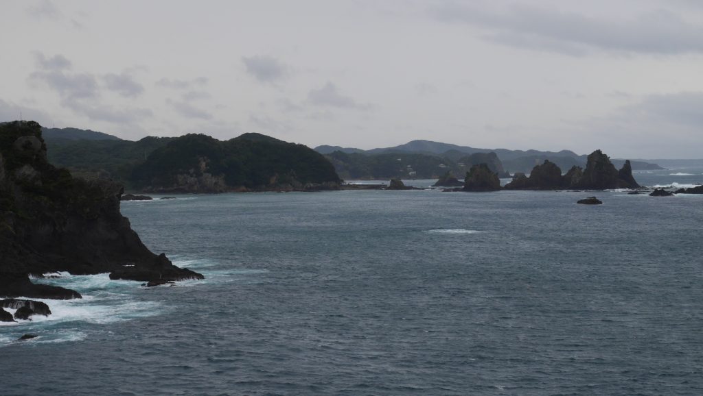 石廊崎から見た海岸