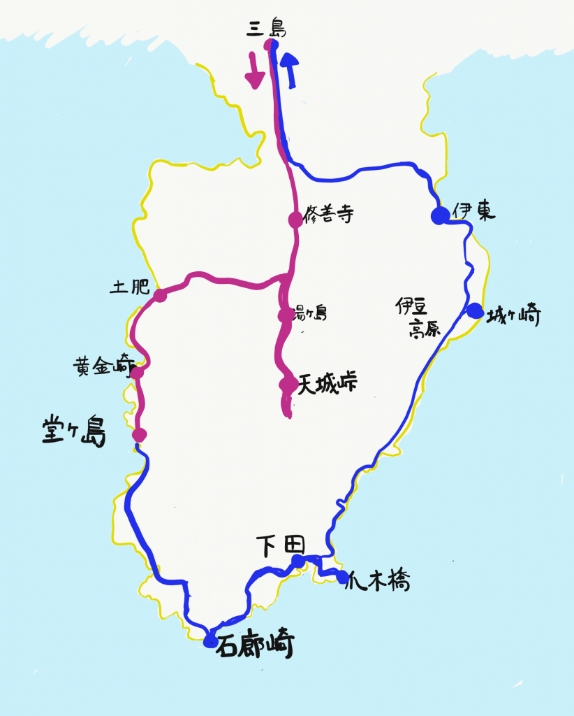 伊豆の地図
