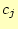 $ c_j$