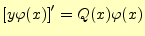 $\displaystyle y=\frac{1}{\varphi(x)}\left[\int Q(x)\varphi(x)dx+c_1\right]$